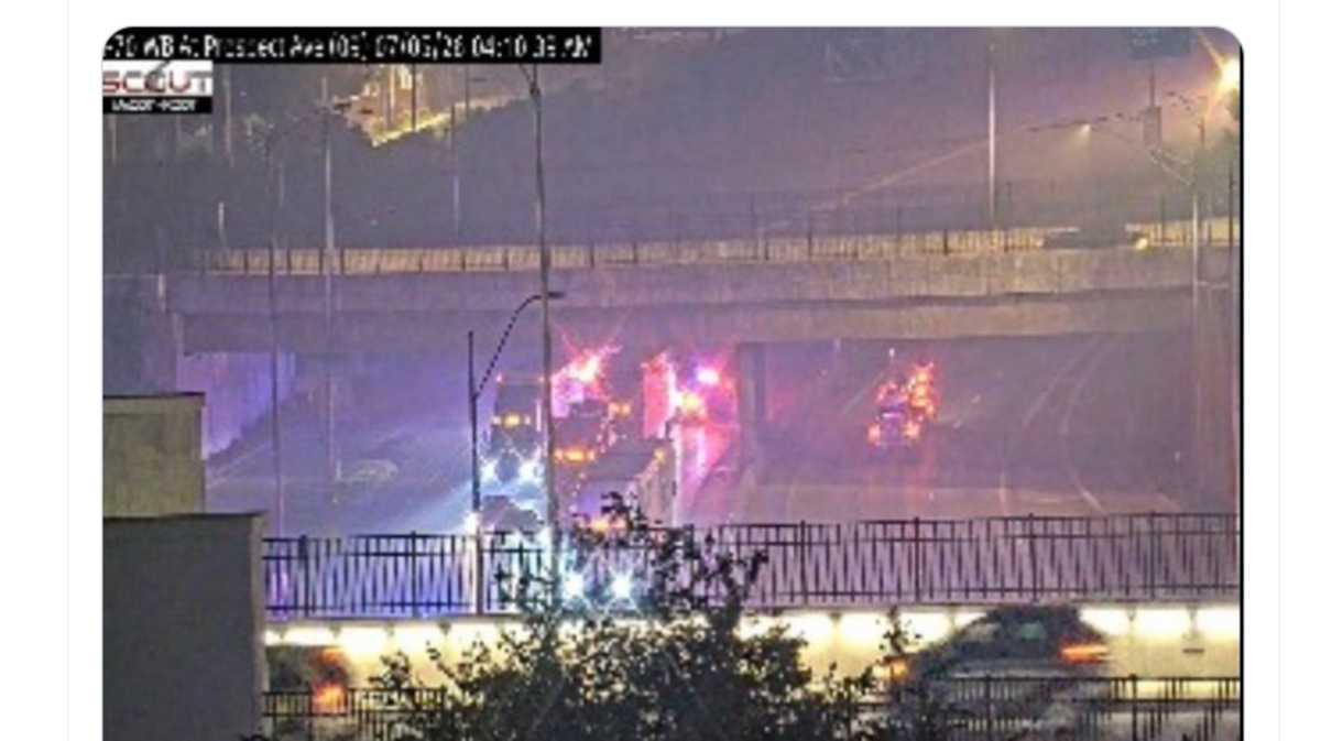 The Missouri Department of Transportation shared on social media that Interstate 70 was closed Sunday morning because of a crash. July 5, 2026.