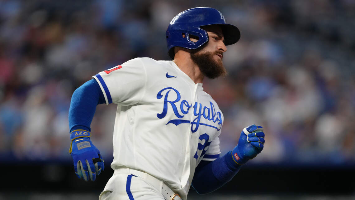 Royals outfielder Kyle Isbel to miss significant time with left-foot injury