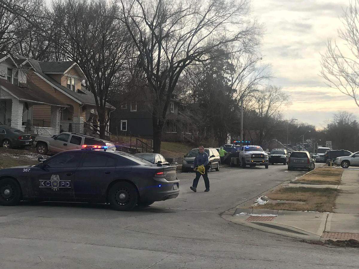 Police investigate a homicide reported in the area of East 37th Street and South Benton Avenue in Kansas City.