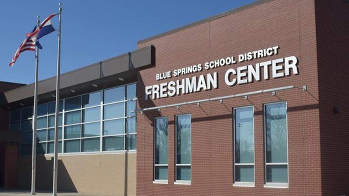 An escaped steer from a meat processing plant was euthanized Wednesday afternoon on the football field at the Blue Springs High School Freshman Campus, a police spokeswoman said.