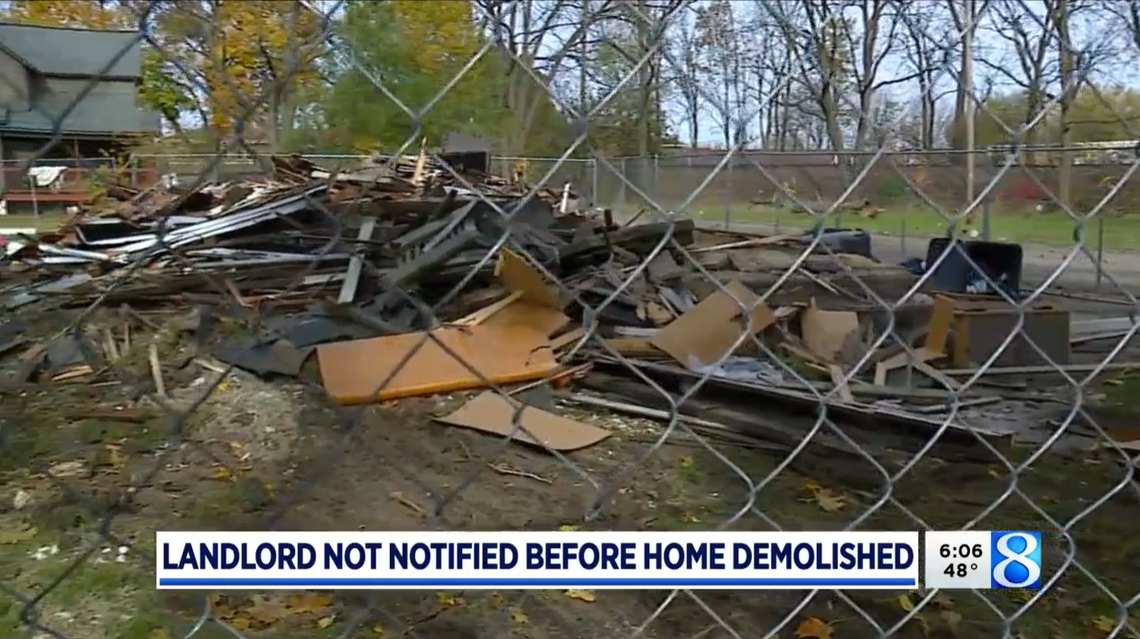 Within hours of the standoff ending, the badly damaged home was demolished, outlets reported.