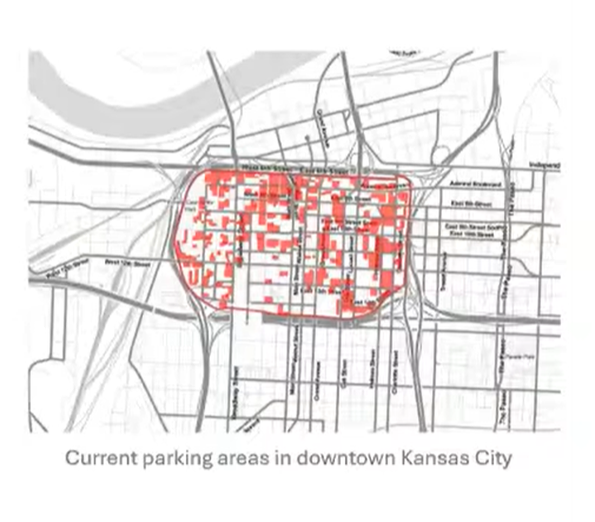 There are a lot of places to park in downtown Kansas City.
