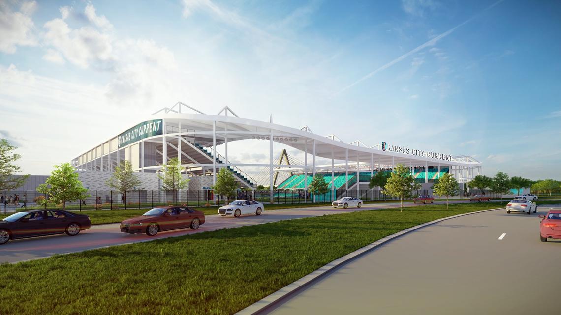 Rendering of the coming KC Current Stadium