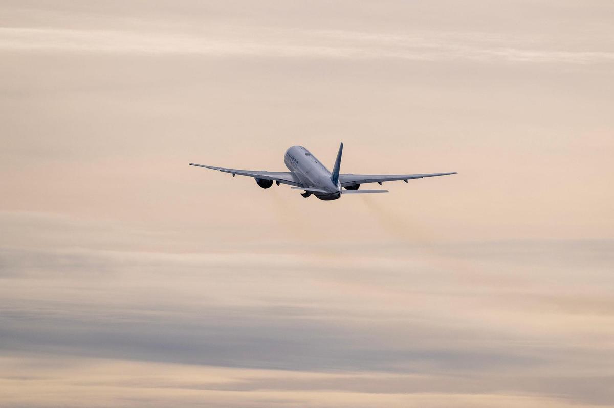 The Kansas City Chiefs are aboard a United Airlines flight that departed from Kansas City International Airport on Sunday, Feb. 2, 2025, heading to New Orleans for Super Bowl LIX.