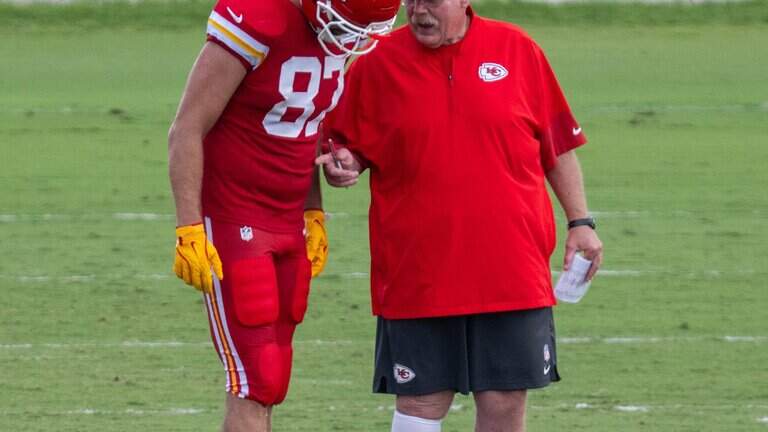 Andy Reid declined to talk about The Wedding. But he did rave about Travis Kelce