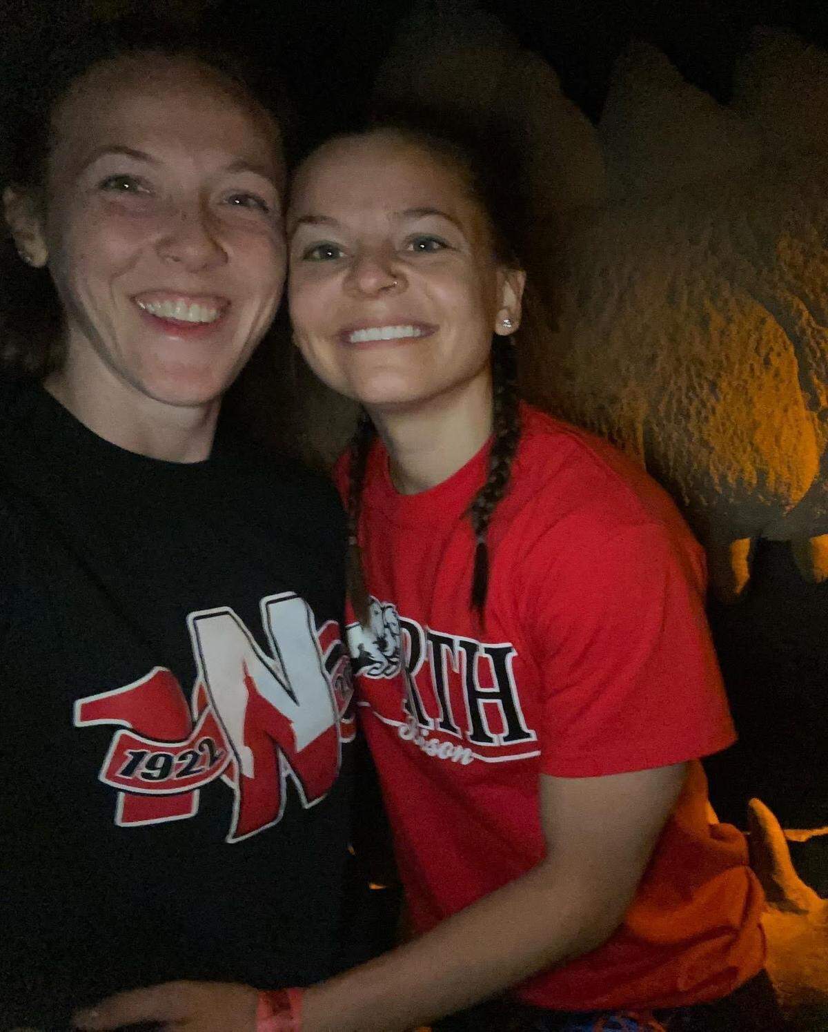 Kenna Kobin-Campbell, left, worked as an instructional coach for Shawnee Mission North High School before she died from carbon monoxide poisoning in her home last week. Her wife, Katie Kobin, right, remains in the ICU.