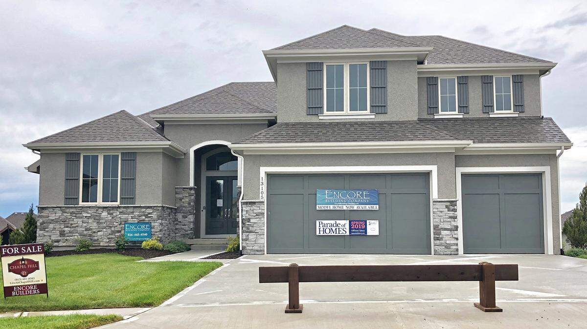 The award-winning Monterey 1½-story by Encore Builders by Casa Bella is located at 13105 W. 172nd St., a cul-de-sac home site adjacent to community green space and a walking trail. The home offers a walkout basement, a covered deck, is promotionally priced at $539,950 and is open today until 5 p.m. to see.