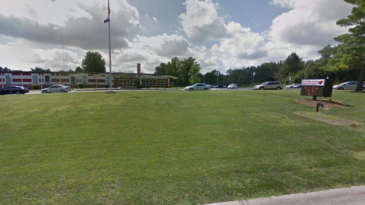 Shots were fired at a track meet Thursday afternoon at Raytown South Middle School. An adult was admitted to a hospital with a gunshot wound.