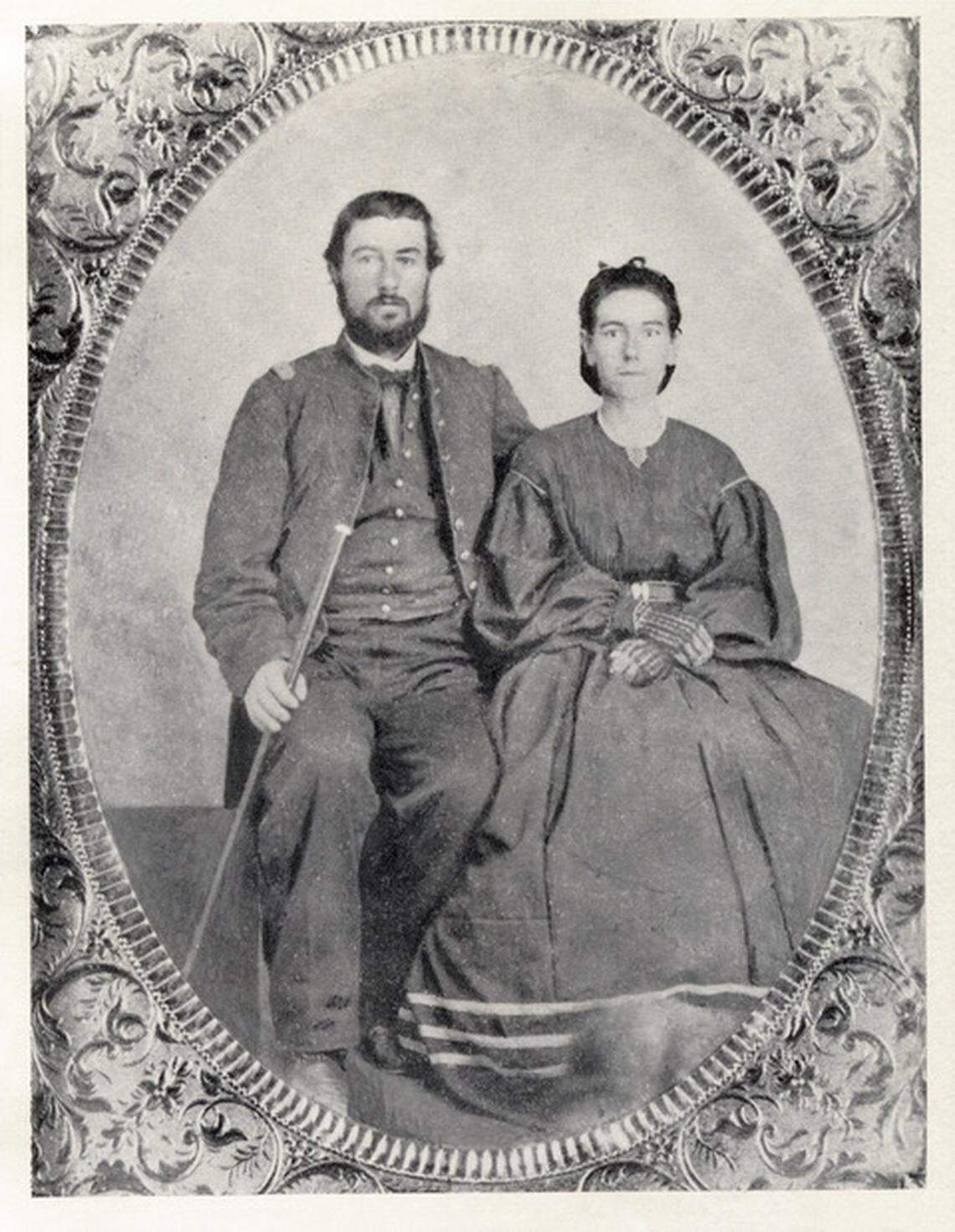 The new documentary “The Road to Santa Fe” includes excerpts from the memoirs of Marion Sloan Russell (shown with her husband, Richard). She lived in Kansas City at various times and made multiple trips back and forth on the Santa Fe Trail.