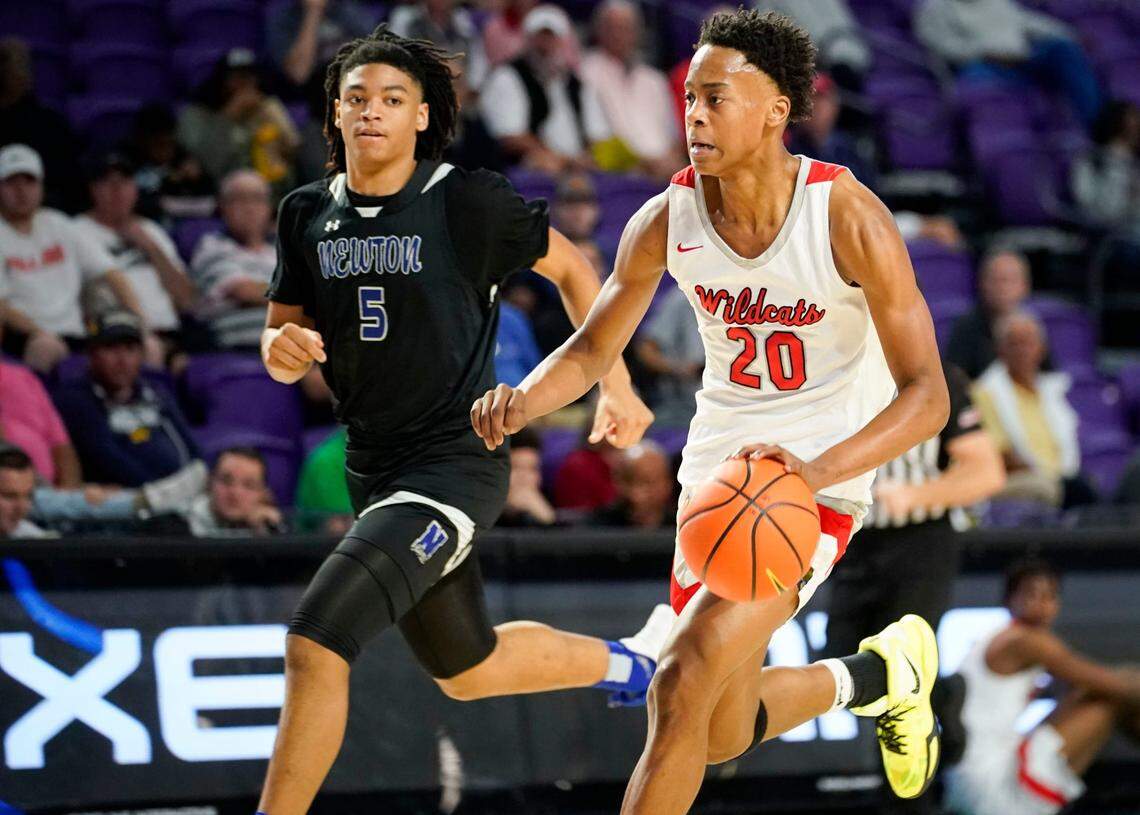 Tre Johnson (20) included Kentucky among his final six potential schools, but dropped the Wildcats from consideration Tuesday.