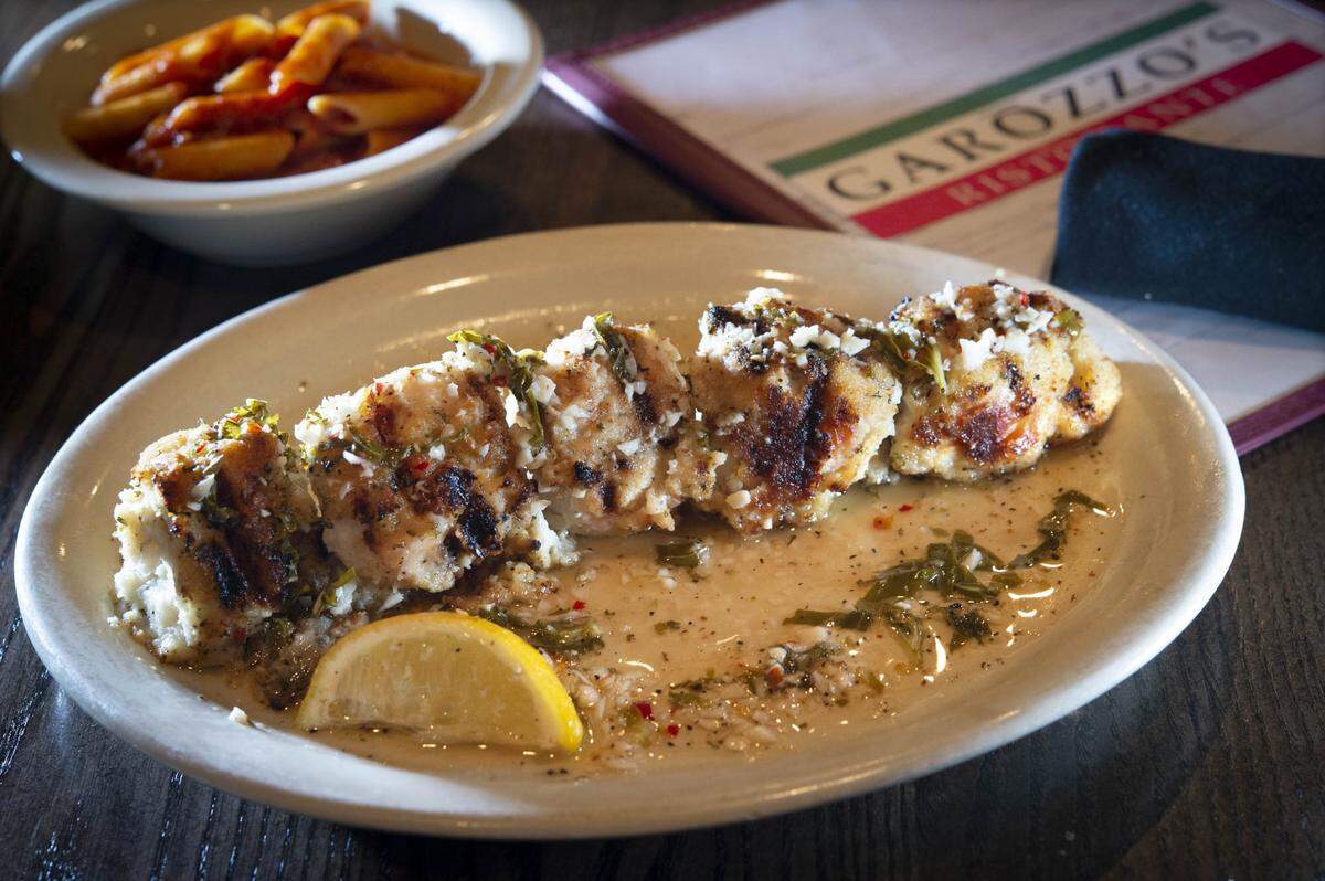 Garozzo’s in Columbus Park in the home of Chicken Spiedini.