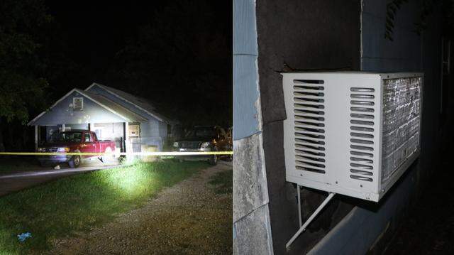 An Oklahoma homeowner shot and killed a man he caught vandalizing his air conditioner, police said.