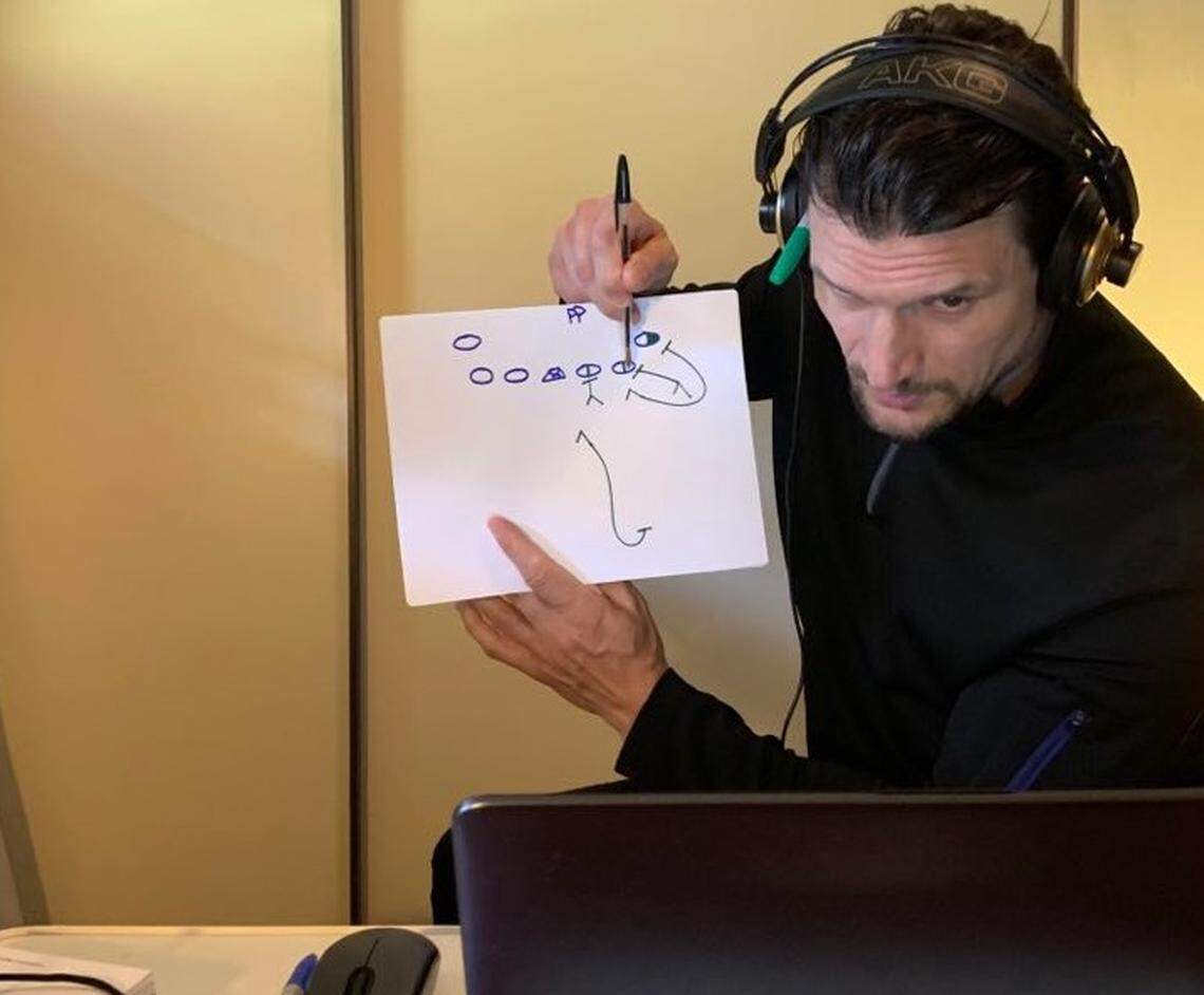 Former Mizzou player and Chiefs assistant coach Brock Olivo spends about eight hours per week on video calls teaching special-teams intricacies to Italian football coaches.