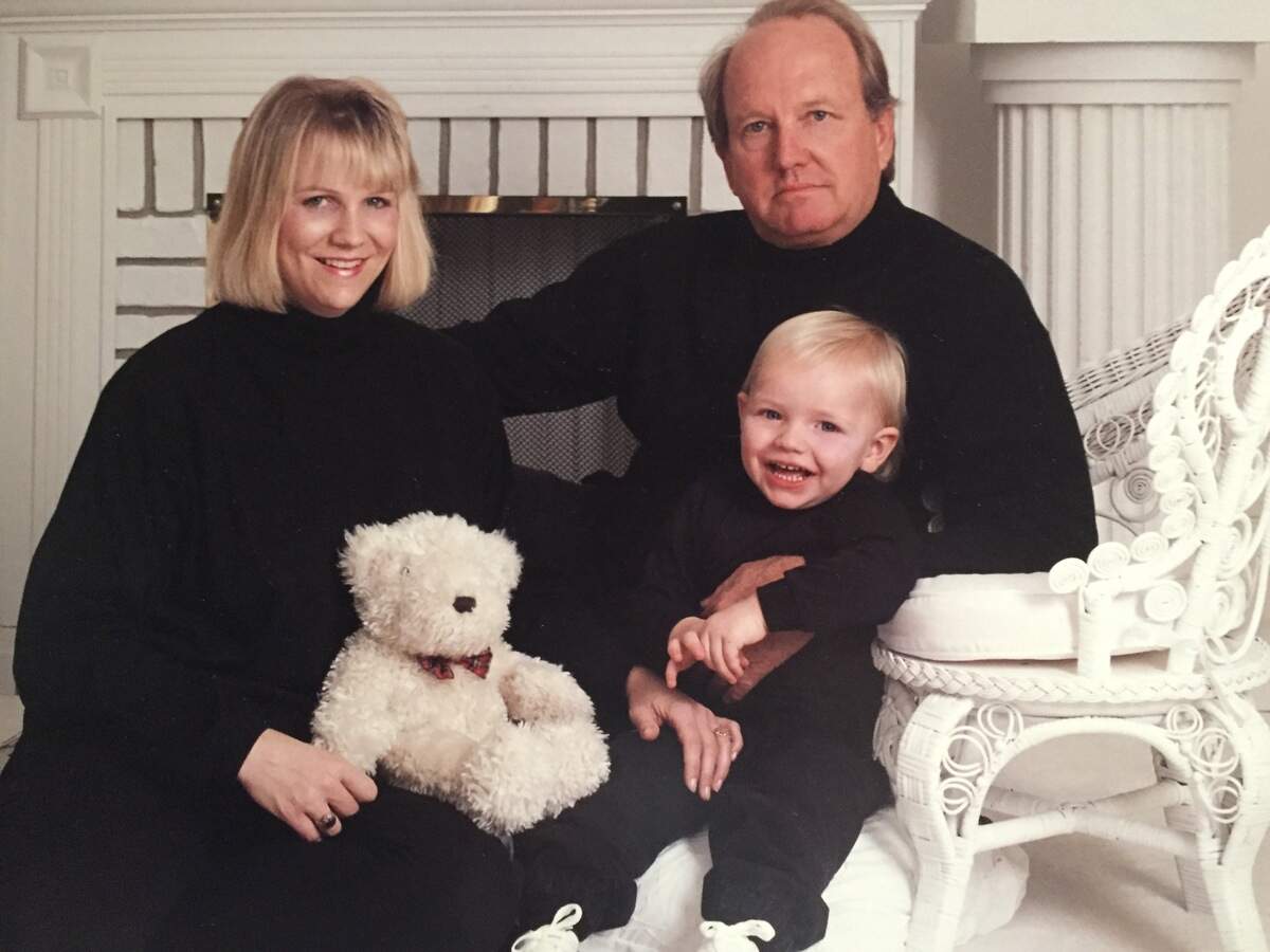 John Hagen (far right) and his family in 1997 the year before his father Loran (middle) died after receiving diluted chemotherapy treatments from now-convicted Kansas City pharmacist Robert Courtney.