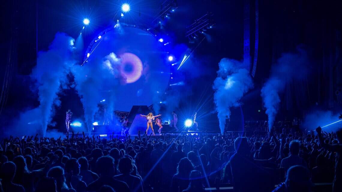 Go inside the first concert at the Morton Amphitheater featuring Kesha