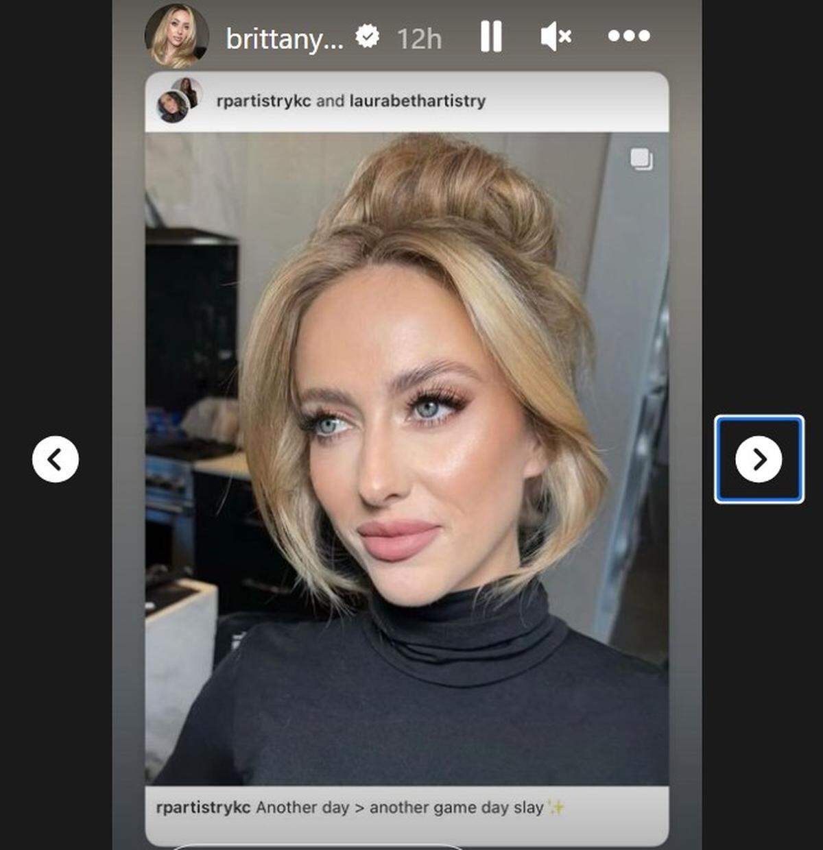 Brittany Mahomes posts every day on Instagram.