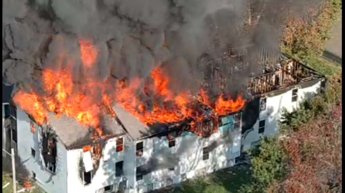 Firefighters put out 2nd fire in less than a week at vacant Kansas City apartments