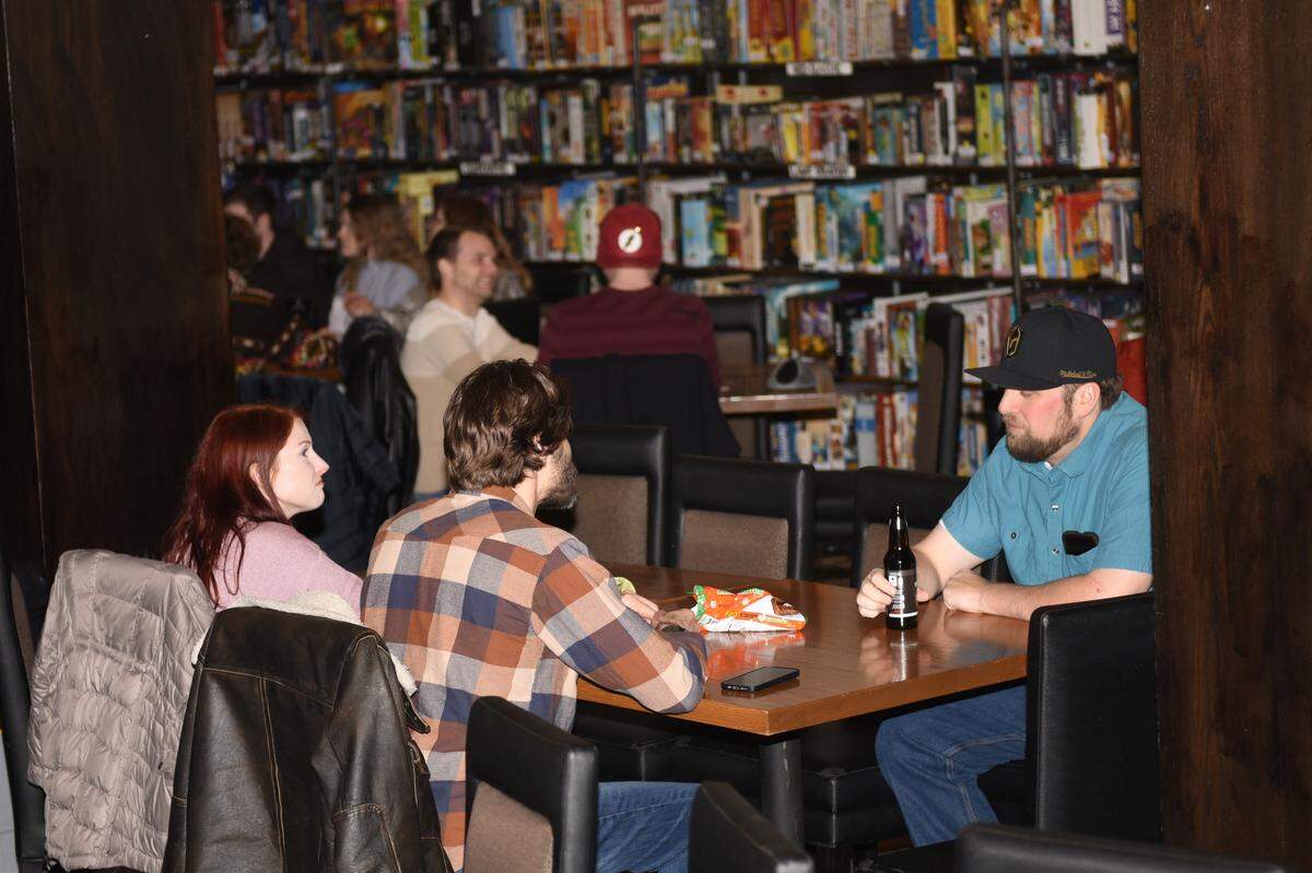 The board game pub carries more than 1,000 tabletop games.