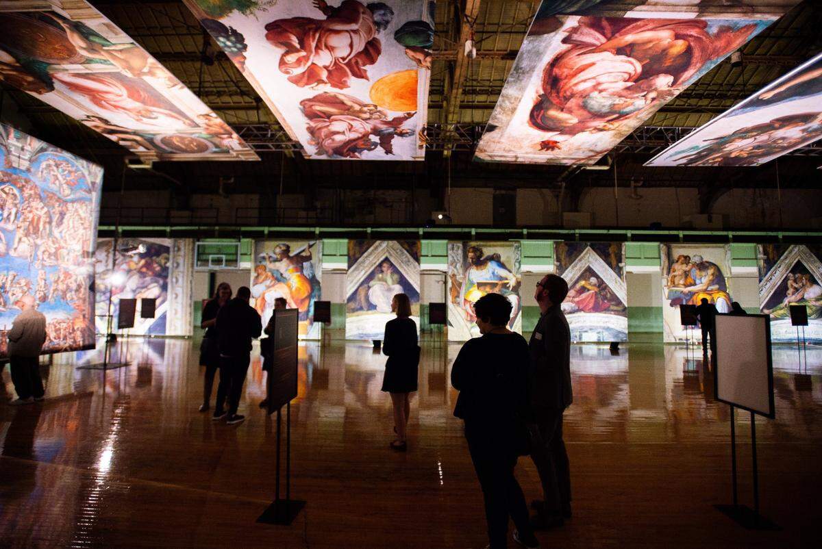 The Michelangelo’s Sistine Chapel exhibition came to the Tacoma Armory in Tacoma, Washington, in 2018. It’s heading to the Country Club Plaza.