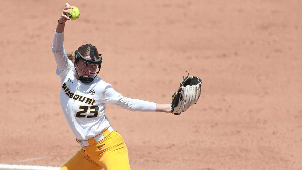 Lee’s Summit West product Jordan Weber helped lead the Missouri Tigers softball team to the Super Regionals of the NCAA tournament with a 5-0 victory over Iowa State Sunday at Mizzou Softball Stadium.