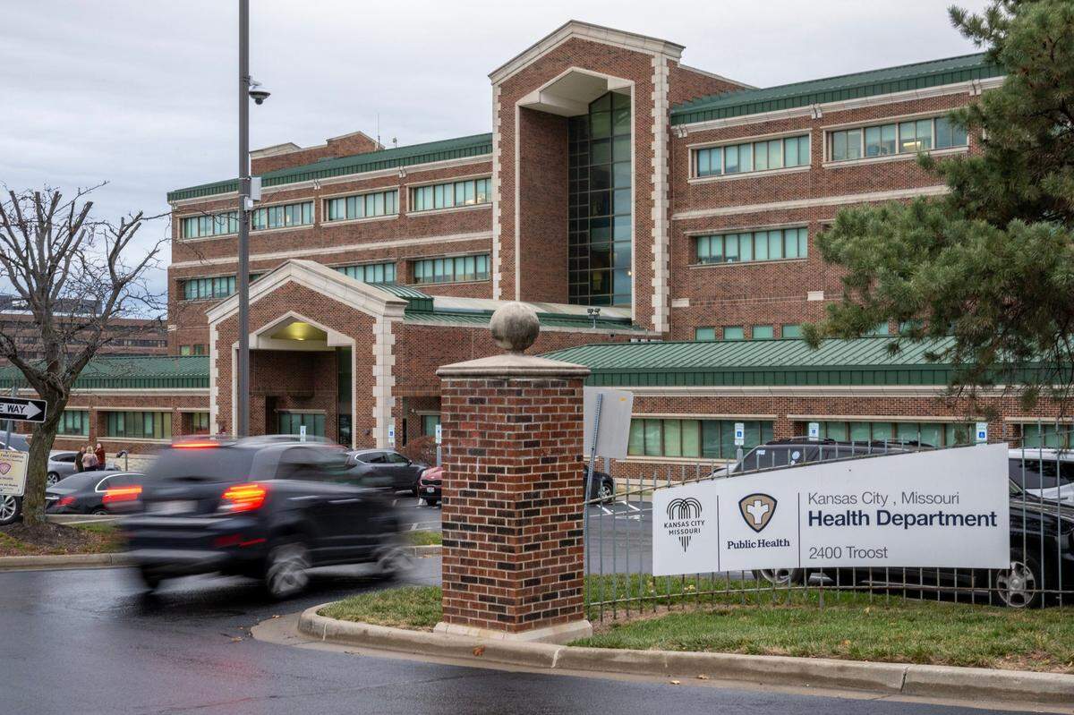 Kansas City Health Department at 2400 Troost Ave. is seen on Friday, Dec. 8, 2023, in Kansas City. The health department is currently the only place to apply for a new municipal ID called a Fountain Card.