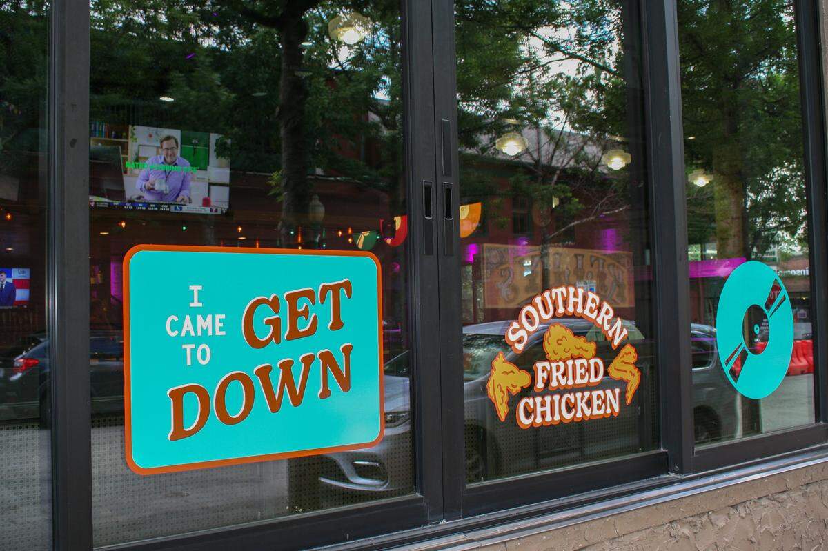 Photos of the outside of Laney’s Get Down on Pennsylvania Avenue