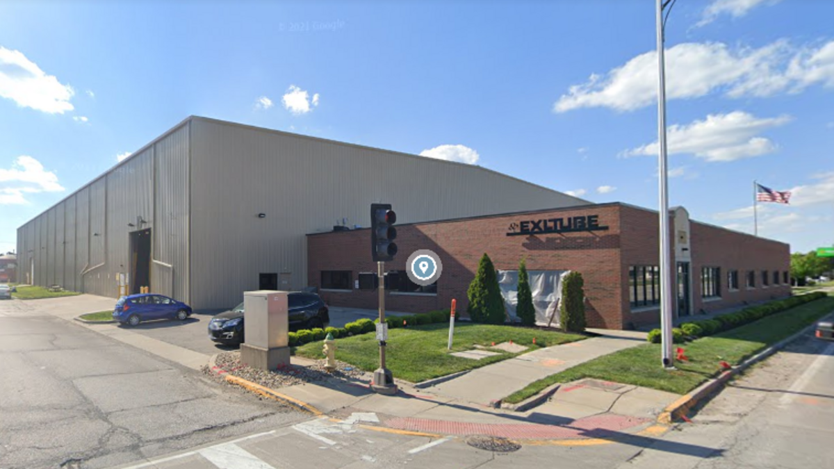 Steel company EXLTUBE is pictured in this Google Maps view at 905 Atlantic Street in North Kansas City.