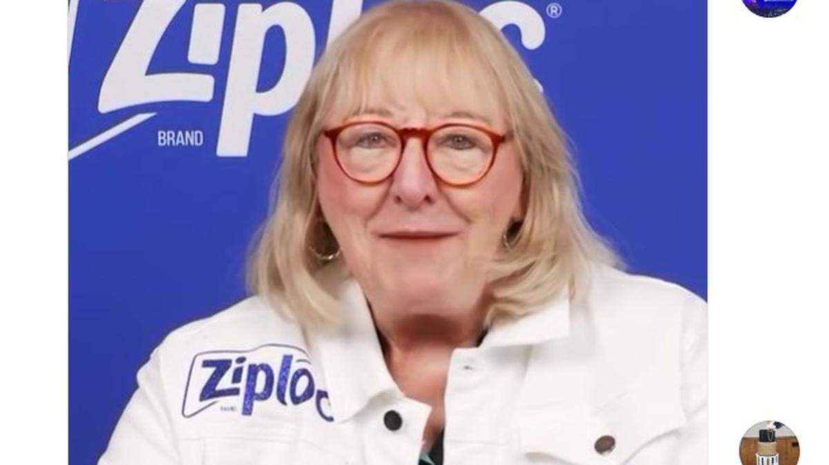 Donna Kelce in a Ziploc commercial.