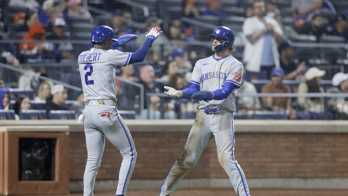 Tyler Tolbert leads Royals’ offensive surge in series-opening road win at NY Mets