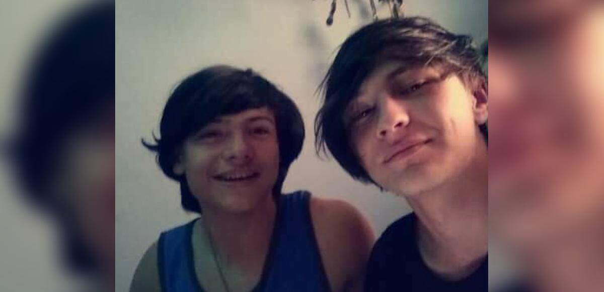Jacob Zimmer, left, and Cody Langer