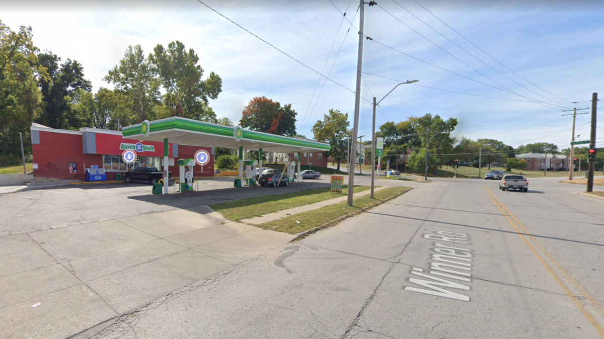 A 19-year-old allegedly shot several times at a vehicle carrying a 4-year-old child Monday afternoon at a gas station in the 5400 block of Winner Road in Kansas City’s Sheffield neighborhood, according to court documents.