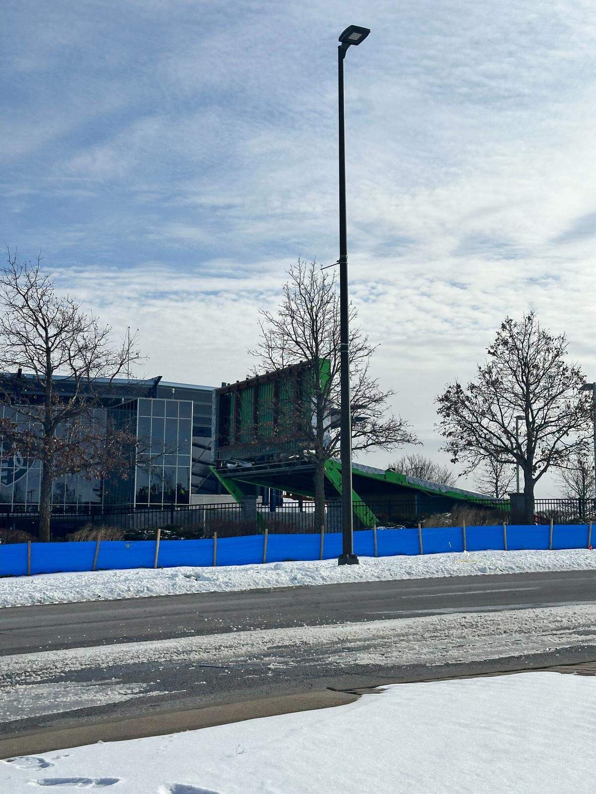 The 90,000 square-foot outdoor plaza in the process of construction at Sporting Park will host concerts, game-day fun and other community events, like watch parties for the 2026 FIFA World Cup.