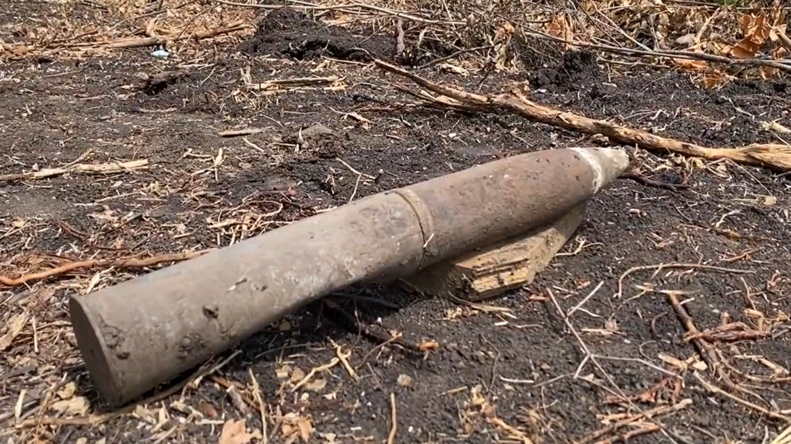 WWII-era artillery shell found in undeveloped Olathe KS | Kansas City Star