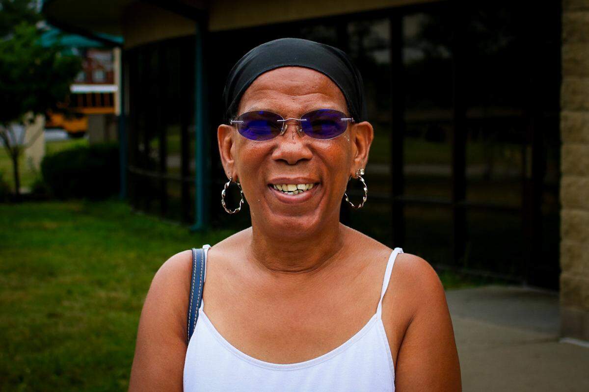 Voter Tracy Ralls, 61, said women’s rights was on her mind when she went to the polls Tuesday at at the Heavy Construction Laborers Local Union 663 at 7820 Prospect Avenue in Kansas City. “We live in a Republican state and Missouri was one of the states enacting laws against women’s rights. I’m not for that,” she said.