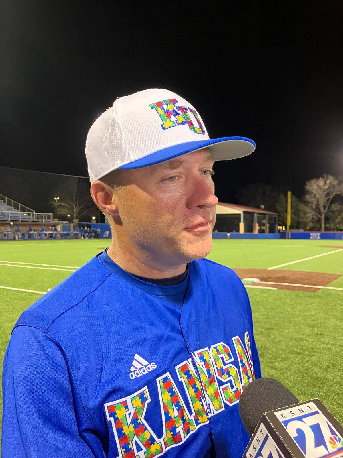 KU baseball coach Dan Fitzgerald.