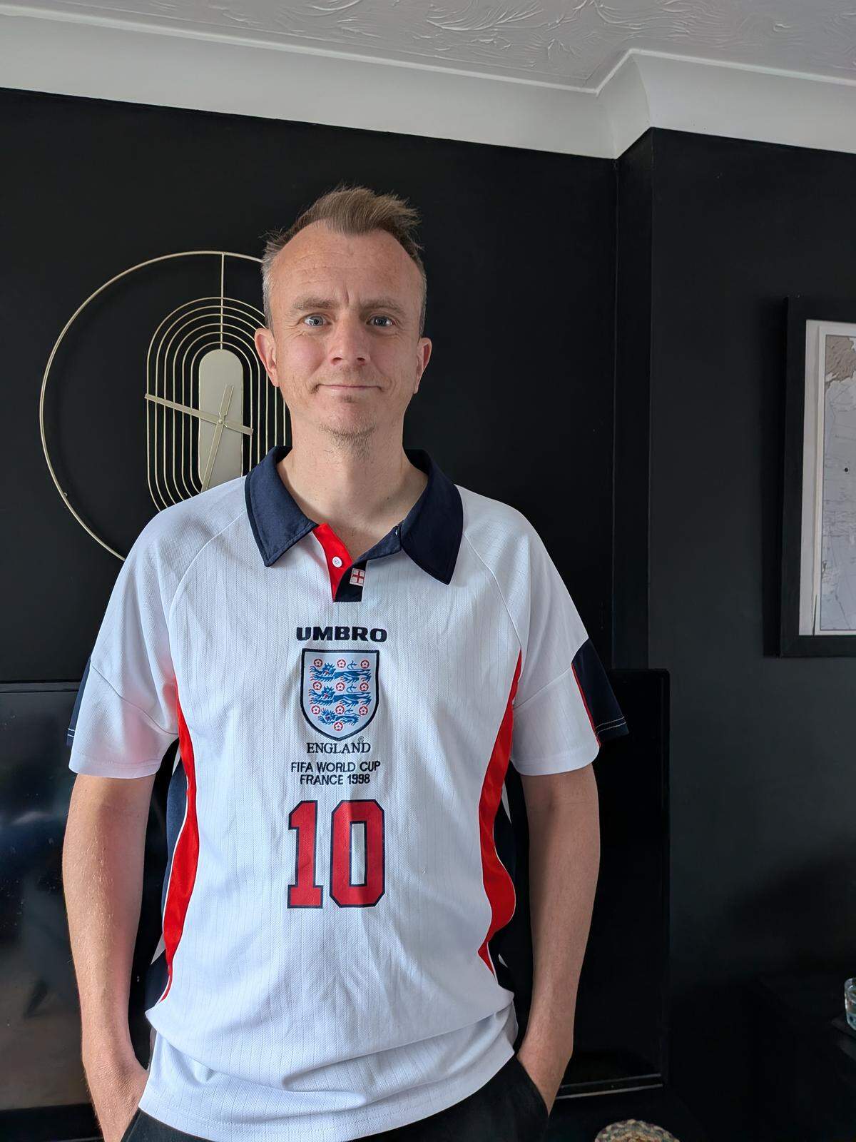 British soccer fan Andy Robinson is coming to Kansas City to watch a World Cup match.