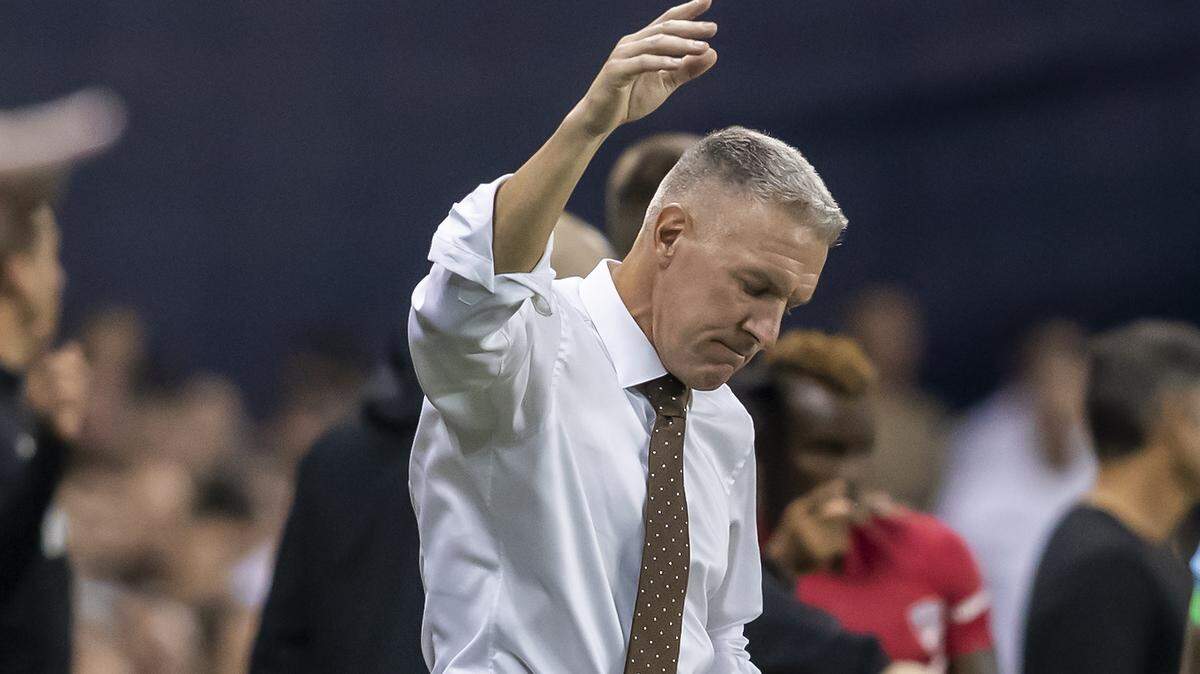 Sporting Kansas City coach Peter Vermes is a manager on the hot seat with his team in last place in the MLS Western Conference standings at 1-7-3.