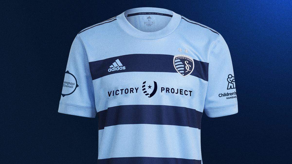 Sporting Kansas City unveiled its 2021 home jersey Monday, becoming the first club in Major League Soccer history to feature a charitable cause on the front of its jersey for a full season.