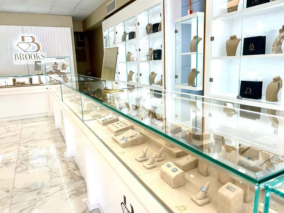 Brooks Fine Jewelers carries pieces for $200 and pieces for $20,000.