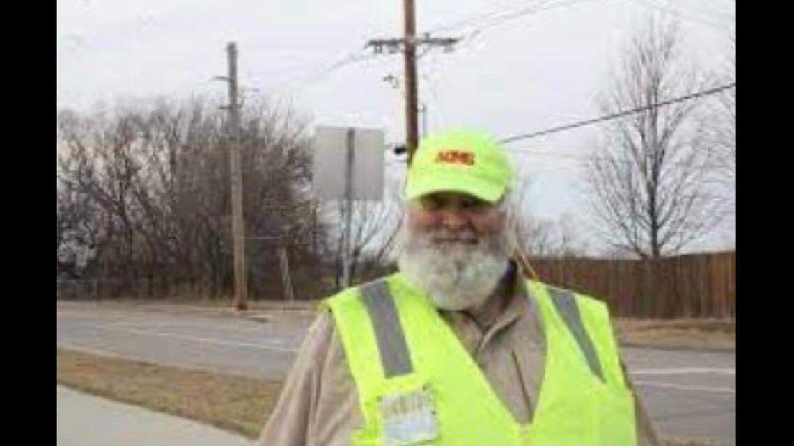 Dave Peavy, a crossing guard for the Gardner-Edgerton School District, died a few weeks after being struck by a car on the job.