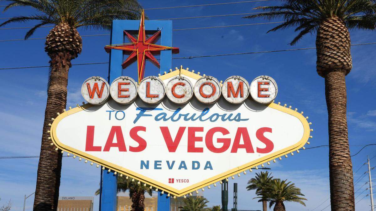The Welcome to Fabulous Las Vegas sign on the Las Vegas strip.