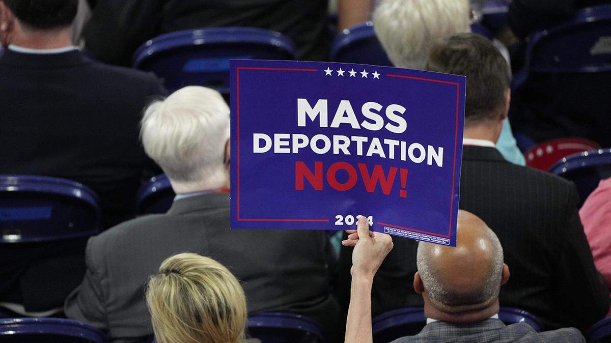 Delegates at the 2024 Republican National Convention at Fiserv Forum in Milwaukee, Wis.