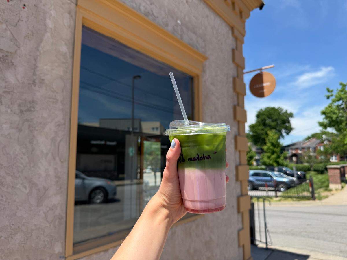 Chambre Coffee’s specialty drinks are strawberry matcha and horchata lattes.