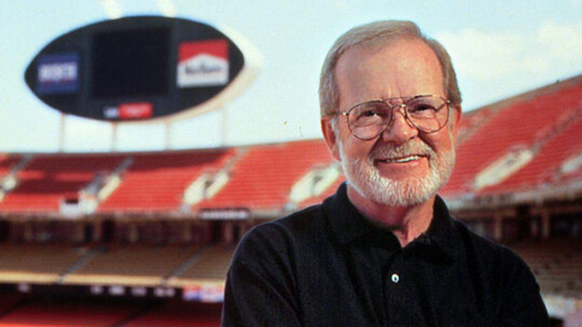 KC sports architect Ron Labinski at Arrowhead Stadium in Kansas City.