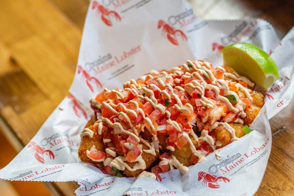 Cousins Maine will sell menu items, like lobster tots, in the KC metro starting July 19.