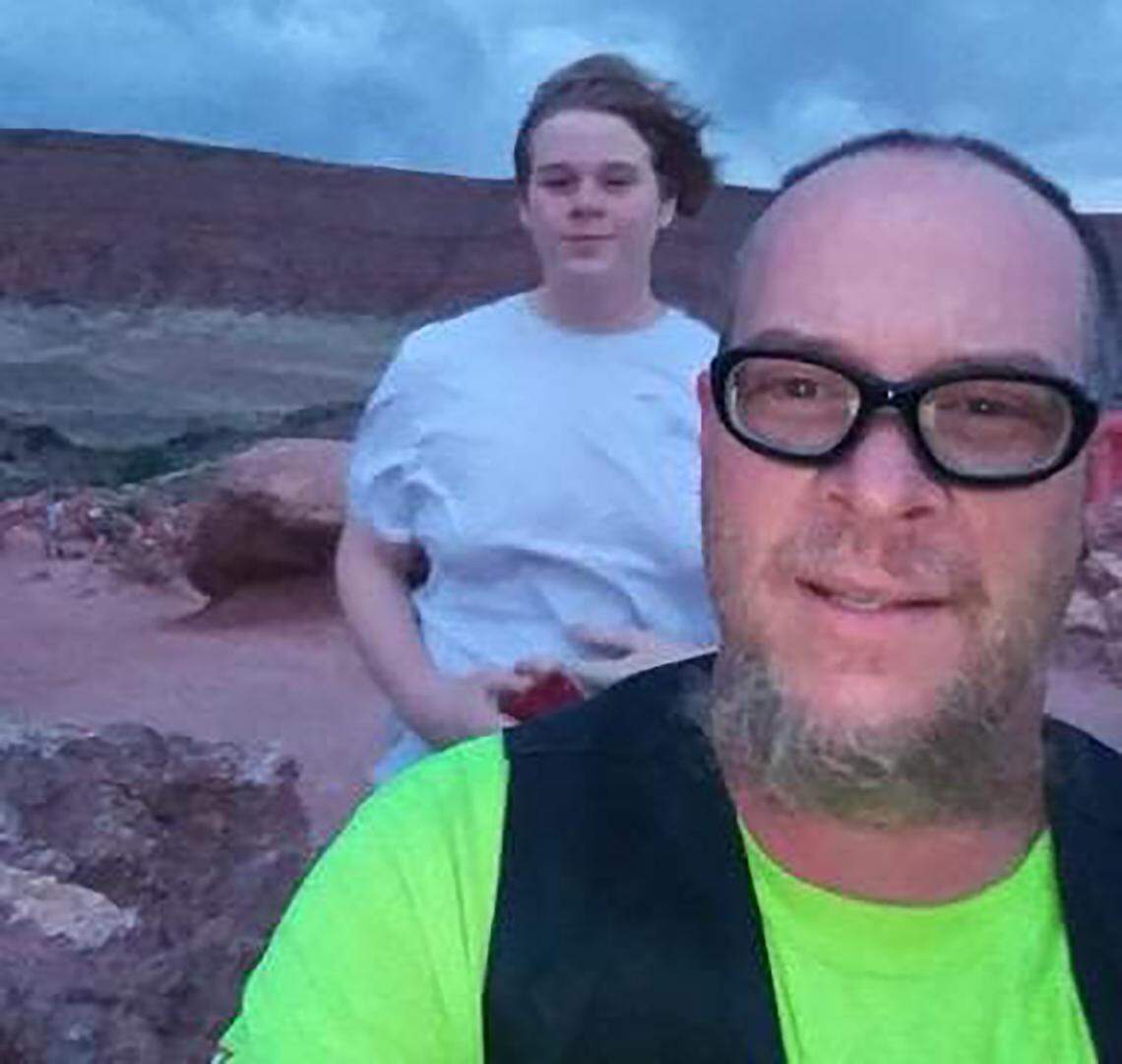 Ethan Everley, 16, of Gladstone vacationed in Utah last Memorial Day weekend with his father, Brandon Everley. Ethan died of an accidental overdose of fentanyl in March.