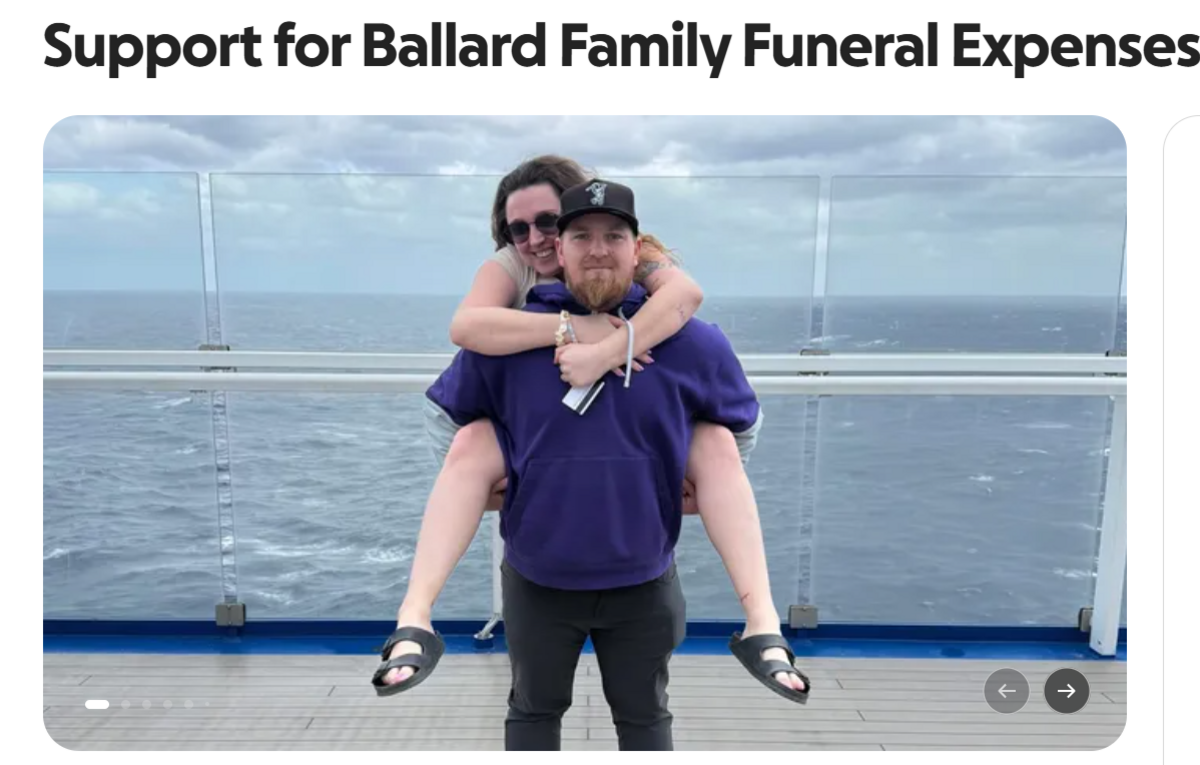 Kody and Aubree Ballard pose in this screenshot from a GoFundMe. The high school sweethearts died after a Blue Springs car crash Thursday. Screenshot taken July 7, 2026.