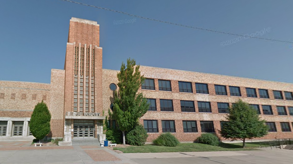 Sumner Academy of Arts and Science, the prestigious Kansas City, Kansas, magnet school with top academic rankings in the state, is pictured in a Google Maps photograph.