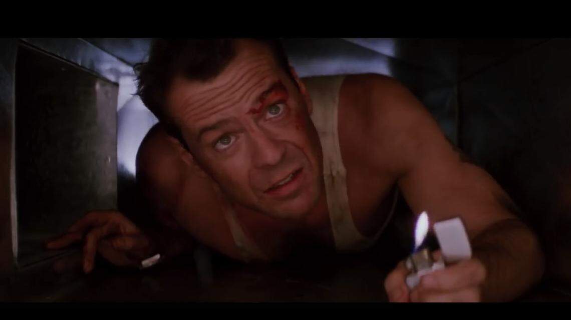 Is the 1988 Bruce Willis action flick “Die Hard” a Christmas movie?