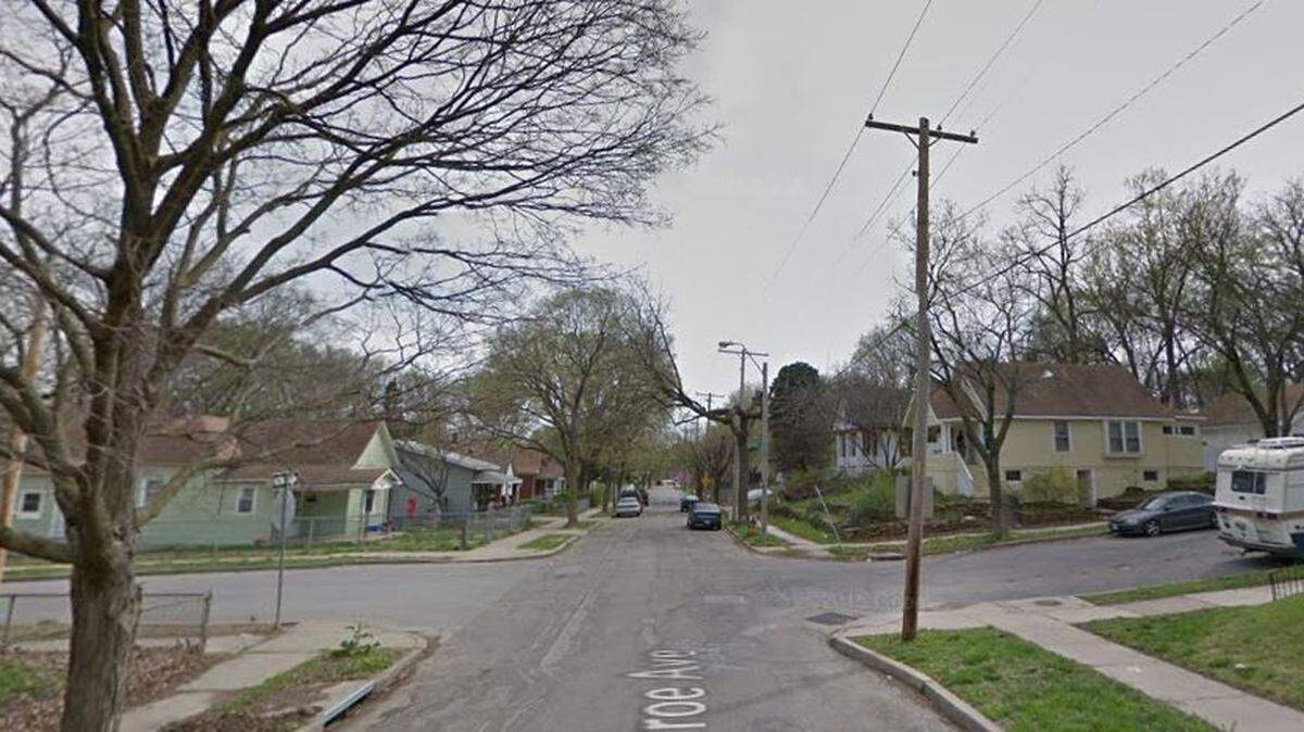 A man was killed in a wreck Saturday at the intersection of Smart and Monroe avenues in Kansas City when his car was hit by a pickup truck fleeing police. This Google Maps Street View image was taken in the area in April 2015.